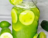 A picture of step 3 of Cucumber cooler drink.