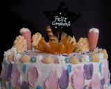 Foto del paso 13 de la receta: Birthday cake con relleno de compota de carambola