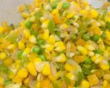 A picture of step 3 of Corn Biryani.