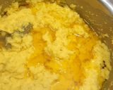 A picture of step 2 of Gujarati dhokla.