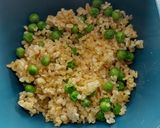 Zöldborsó burgur recept fázis 3 fotója