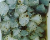 Hình bước làm 1 của món Tôm xào măng tây