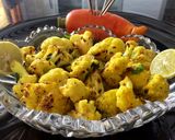 A picture of step 3 of Indian Style Stir Fried Cauliflower.