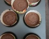 A picture of step 7 of Chocolate lava cake.