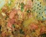 A picture of step 2 of Chicken Gizzard fry.