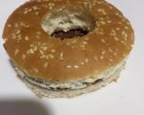 A picture of step 1 of Instant bun chocolate donut.