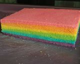 Foto langkah ke 10 dari resep Bolu Rainbow Gulung Mini.