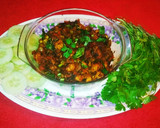 A picture of step 6 of Methi Mutter Makhana.