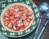 Foto langkah ke 7 dari resep Cumi Basah Pedas.