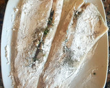 Foto del paso 4 de la receta: Trucha con tortitas de camarón y vegetales