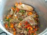 Cazuela de porotos criolla