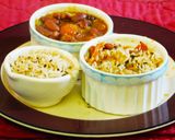 A picture of step 7 of Rajma Chawal.