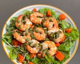 Hình bước làm 1 của món Salad Tôm Eat Clean 🦐