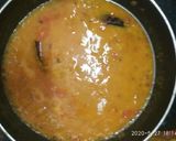 A picture of step 5 of Fry dal with Roti for Lunch.