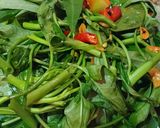 Foto langkah ke 2 dari resep Tumis Kangkung.