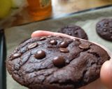 Mennyei duplacsokis keksz🤤🍫🍫 recept fázis 8 fotója