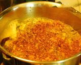 A picture of step 6 of Cluster beans koottu mixed with rice.