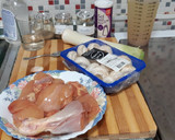 Foto del paso 1 de la receta: Pollo con salsa cremosa de champiñones
