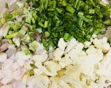 A picture of step 1 of Spring onion veg.