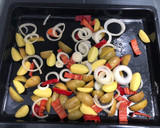 Foto del paso 1 de la receta: Verduras al horno con arroz