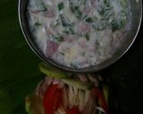 A picture of step 4 of Doddapatre raita.