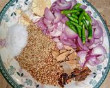 A picture of step 1 of Beef Yakhni Pulao 😋👌💞🥰.
