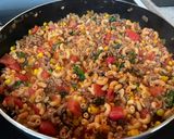 A picture of step 6 of Forsyth Goulash.
