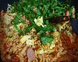 Foto langkah ke 3 dari resep Tumis Makaroni Sosis.