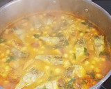 Foto del paso 7 de la receta: Arroz integral con atún, alcachofas, níscalo y garbanzos