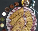 A picture of step 8 of Leftover rice paratha.