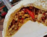 Pas rețetă Mamaliga cu de toate🍽 Salveaz-o pentru mai tarziu! 9 fotografie
