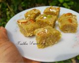 A picture of step 9 of Lauki barfi.