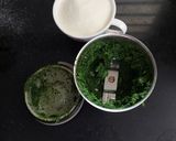 A picture of step 1 of Palak Dhokla.