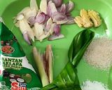 Foto langkah ke 1 dari resep Nasi Lemak Komplit (rice cooker).