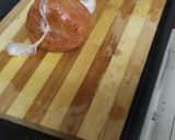 A picture of step 1 of Chicken wrap.