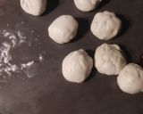 Une image de l'étape 2 de Cheese naan au chèvre et miel 🍯.