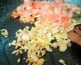 Keema matar pasta with leftover keema recipe step 5 photo