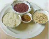 A picture of step 2 of Ragi Adai dosai.