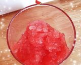 Une image de l'étape 4 de Granité pastèque 🍉 # juillet.