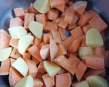 Une image de l'étape 2 de Purée de patate douce.