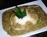 Foto langkah ke 4 dari resep Bubur Ketan Rice Cooker Kacang Ijo.