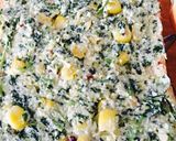 A picture of step 7 of Cream cheese spinach corn sandwich.