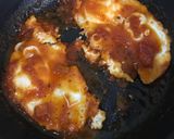 A picture of step 5 of Sunny-Side Up Eggs in Sofrito.