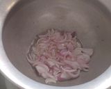 A picture of step 1 of Bhuggey chawal.
