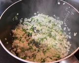 A picture of step 3 of Black Bean & Poblano Soup.