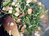 Tumis Kangkung Mix Tahu