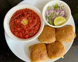 A picture of step 6 of Healthy Pav Bhaji With Millet Pav.