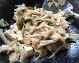 Foto langkah ke 4 dari resep Tumis jamur tiram saus tiram+ tahu.