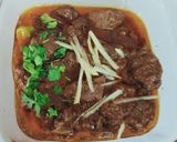 A picture of step 8 of Mutton masala.