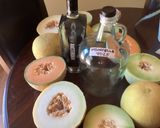 A picture of step 1 of California Farm Made Meloncello Liqueur.